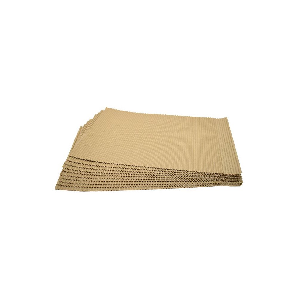No Brand Wellpapp 50 x 70 cm Natur 10 ark/fp