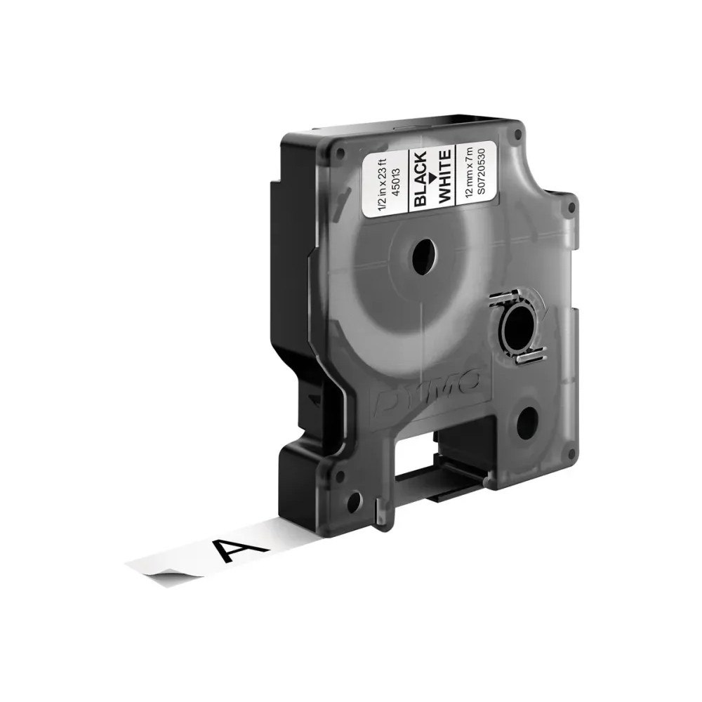 DYMO DYMO D1 - etiketttejp - 1 kassett(er) - Rulle (1,2 cm x 7 m)