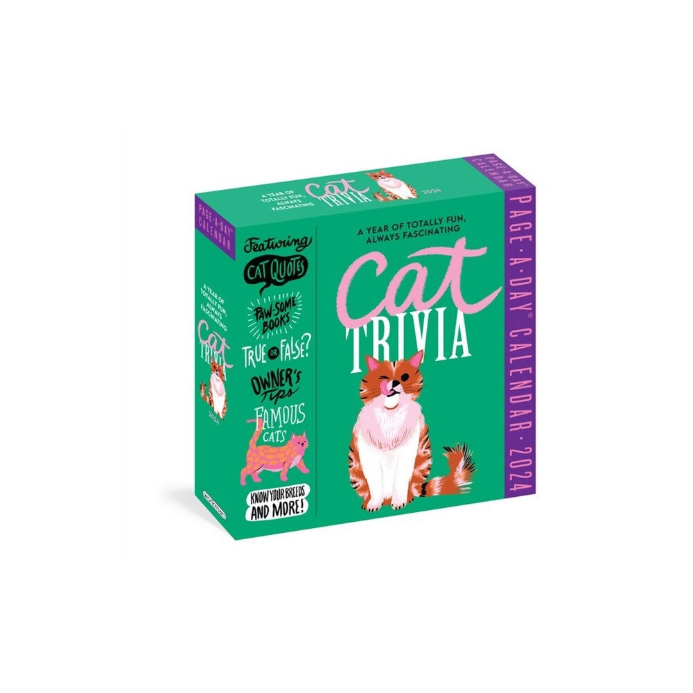 Workman Calendars Cat Trivia Page-A-Day Calendar 2024 (bok, eng)