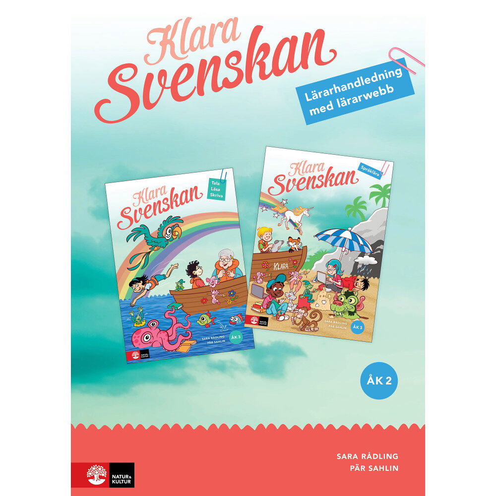 Sara Rådling Klara svenskan åk 3 Lärarhandledning med lärarwebb (bok, spiral)