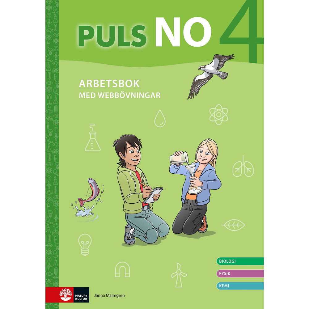 Janna Malmgren PULS NO åk 4 Arbetsbok med elevwebb (häftad)