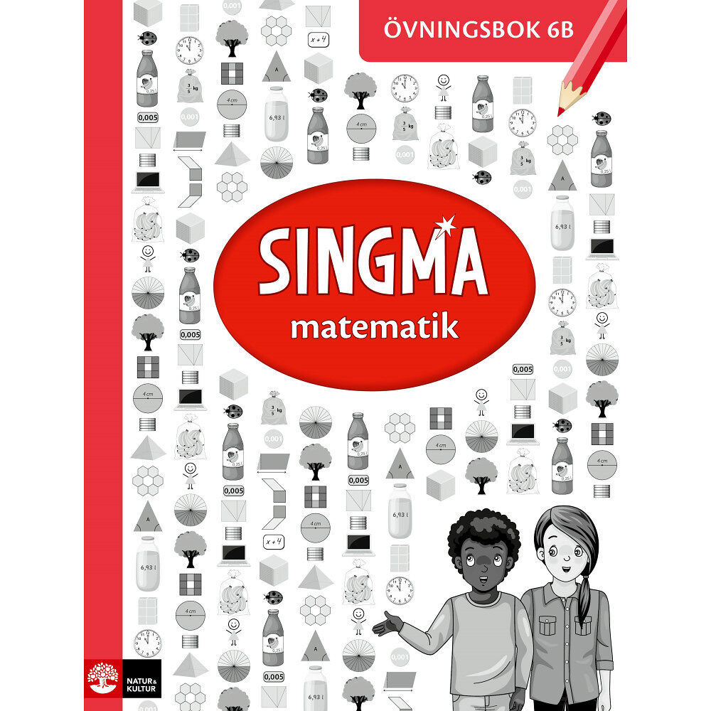 Natur & Kultur Läromedel och Akademi Singma matematik 6B Övningsbok med elevwebb (häftad)