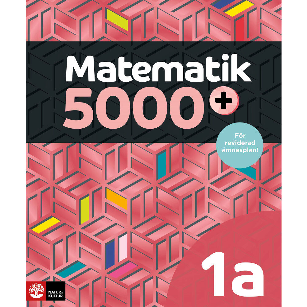 Lena Alfredsson Matematik 5000+ Kurs 1a Röd Lärobok Upplaga 2021 (häftad)