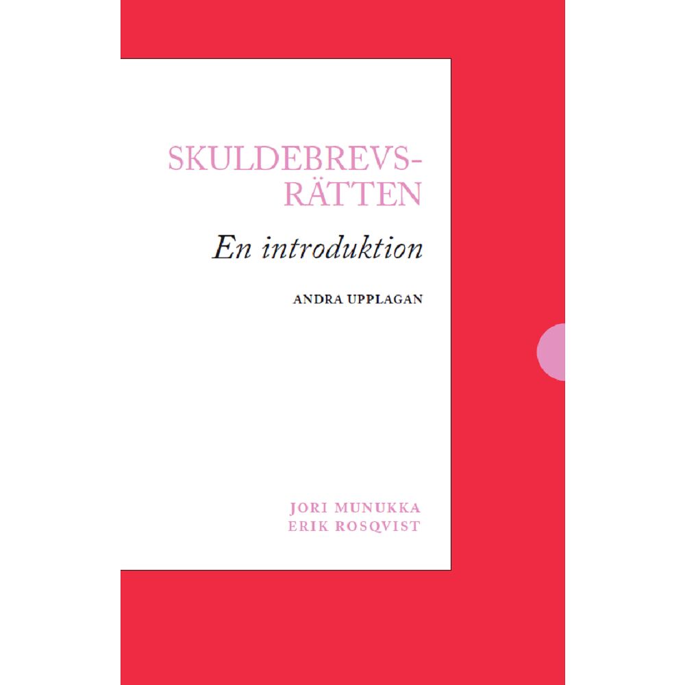 Jori Munukka Skuldebrevsrätten : en introduktion (häftad)