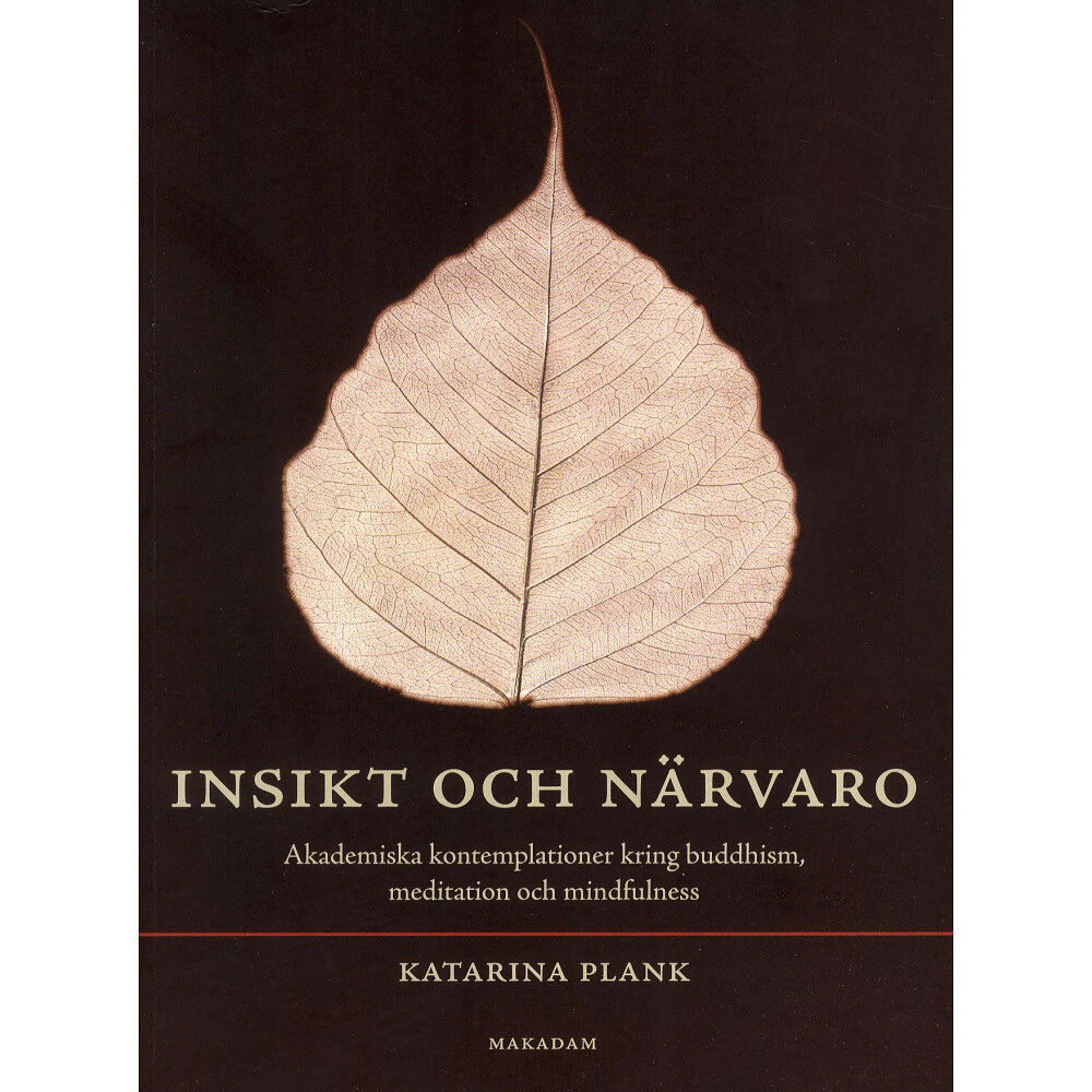 Katarina Plank Insikt och närvaro : akademiska kontemplationer kring buddhism, meditation och mindfulness (bok, danskt band)