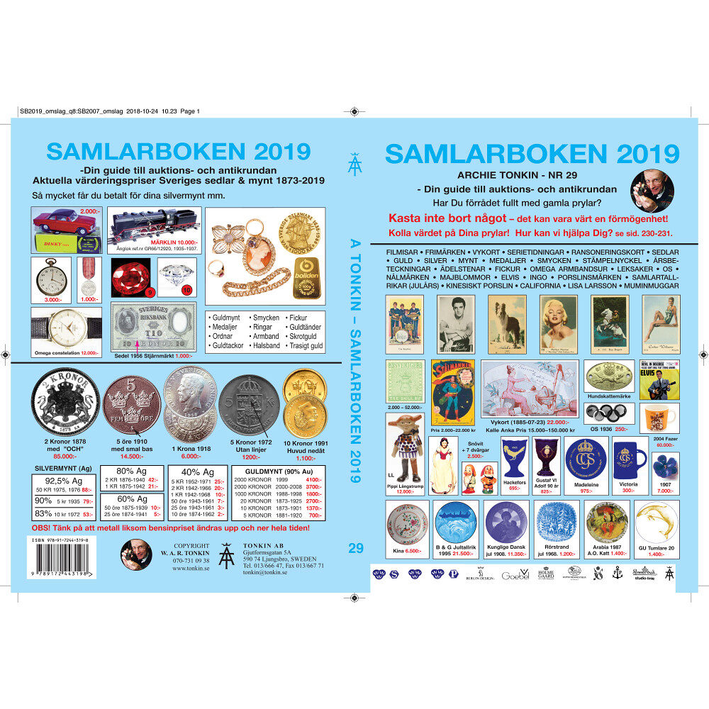 Archie Tonkin Samlarboken 2019 Nr 29 (häftad)
