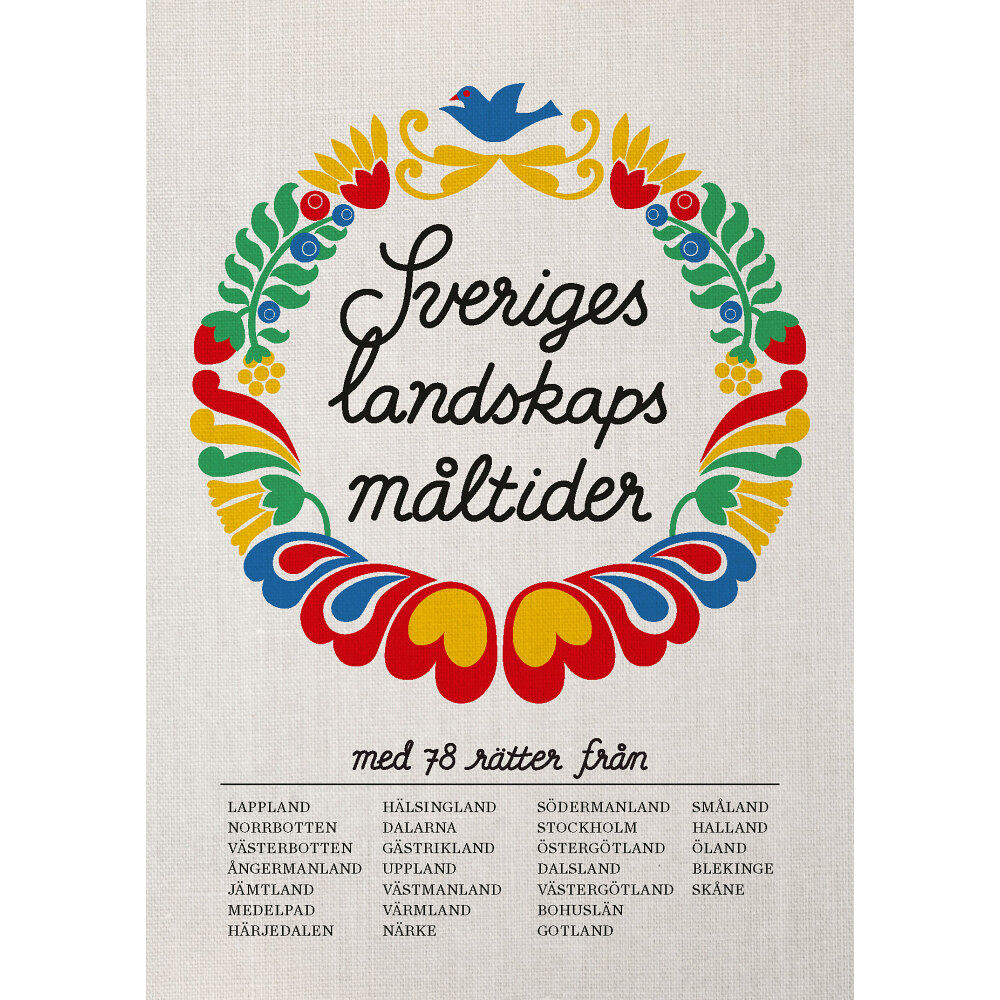 Christian Daun Sveriges landskapsmåltider (inbunden)