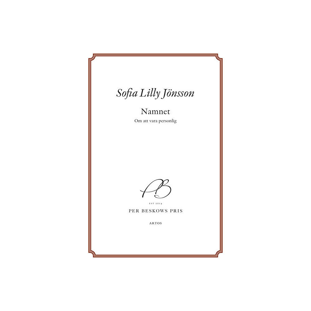 Sofia Lilly Jönsson Namnet : om att vara personlig (häftad)
