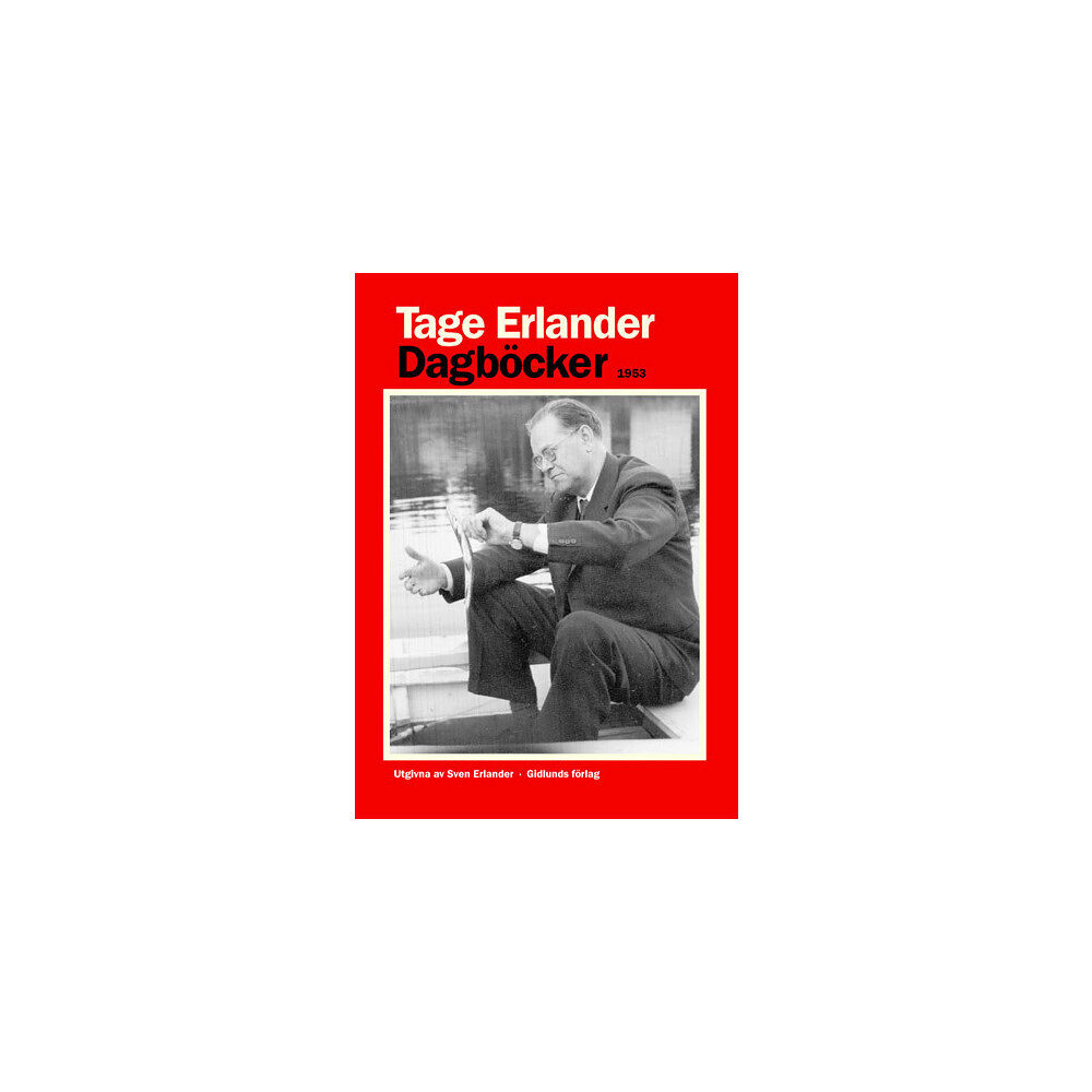 Tage Erlander Dagböcker 1953 (inbunden)