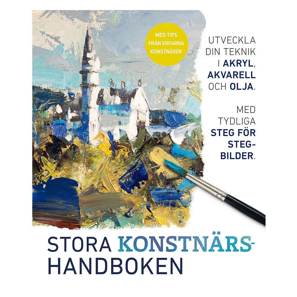 Hashim Akib Stora konstnärshandboken (inbunden)