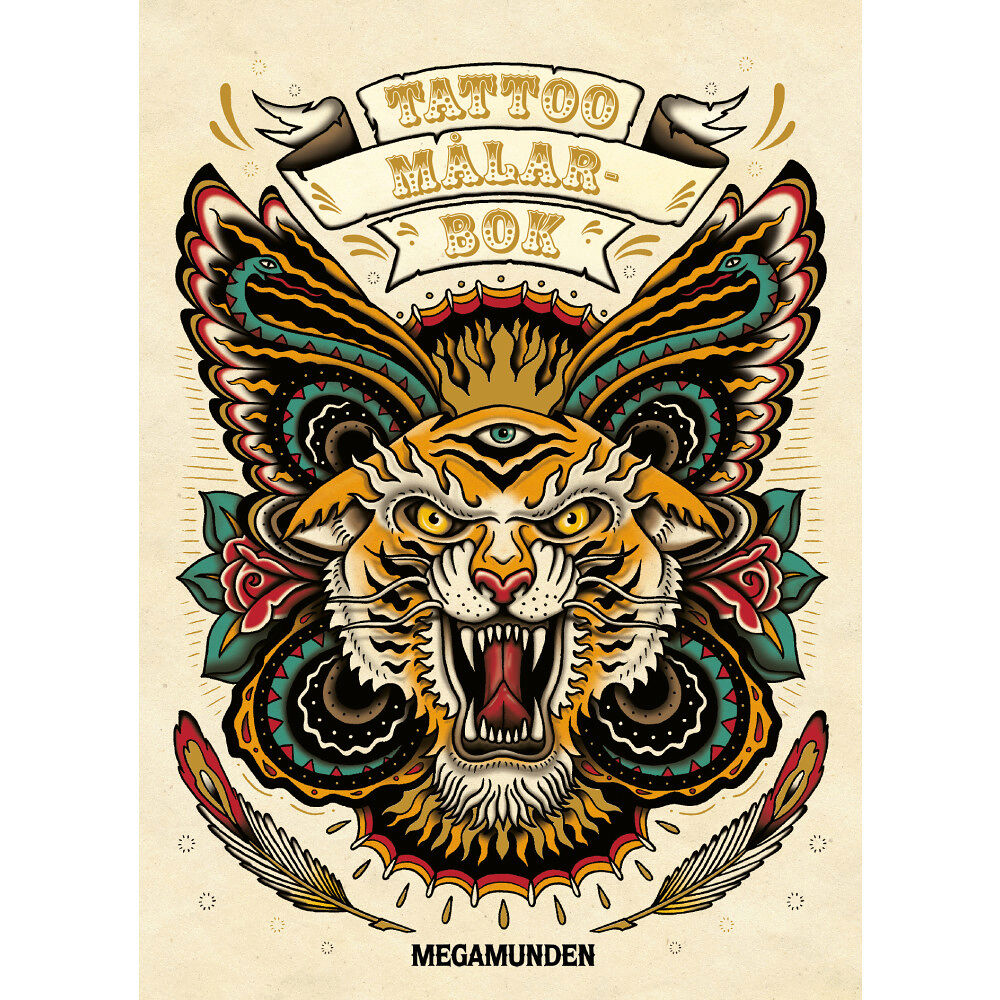 Tukan Förlag Tattoo : målarbok (häftad)