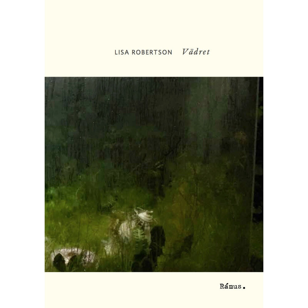 Lisa Robertson Vädret (bok, danskt band)