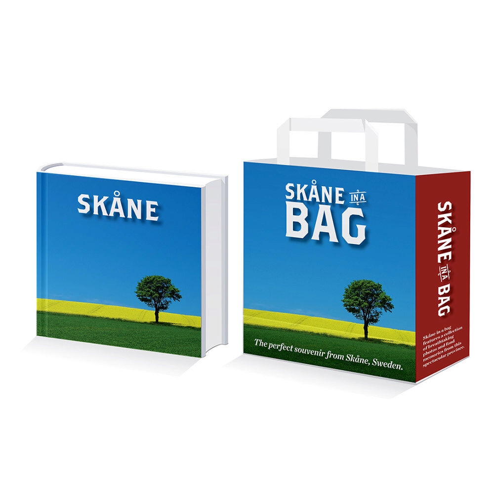 Katla Förlag Skåne in a bag Bok + Påse (inbunden, eng)