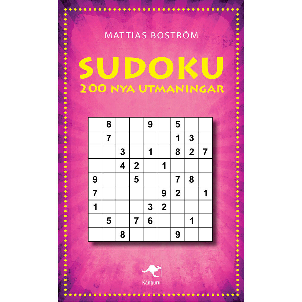 Mattias Boström Sudoku : 200 nya utmaningar (pocket)