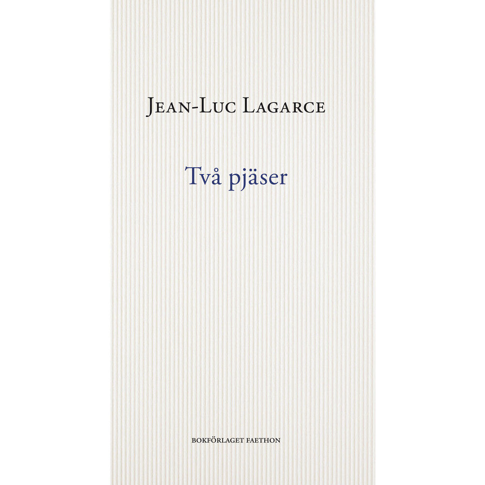 Jean-Luc Lagarce Två pjäser (bok, danskt band)