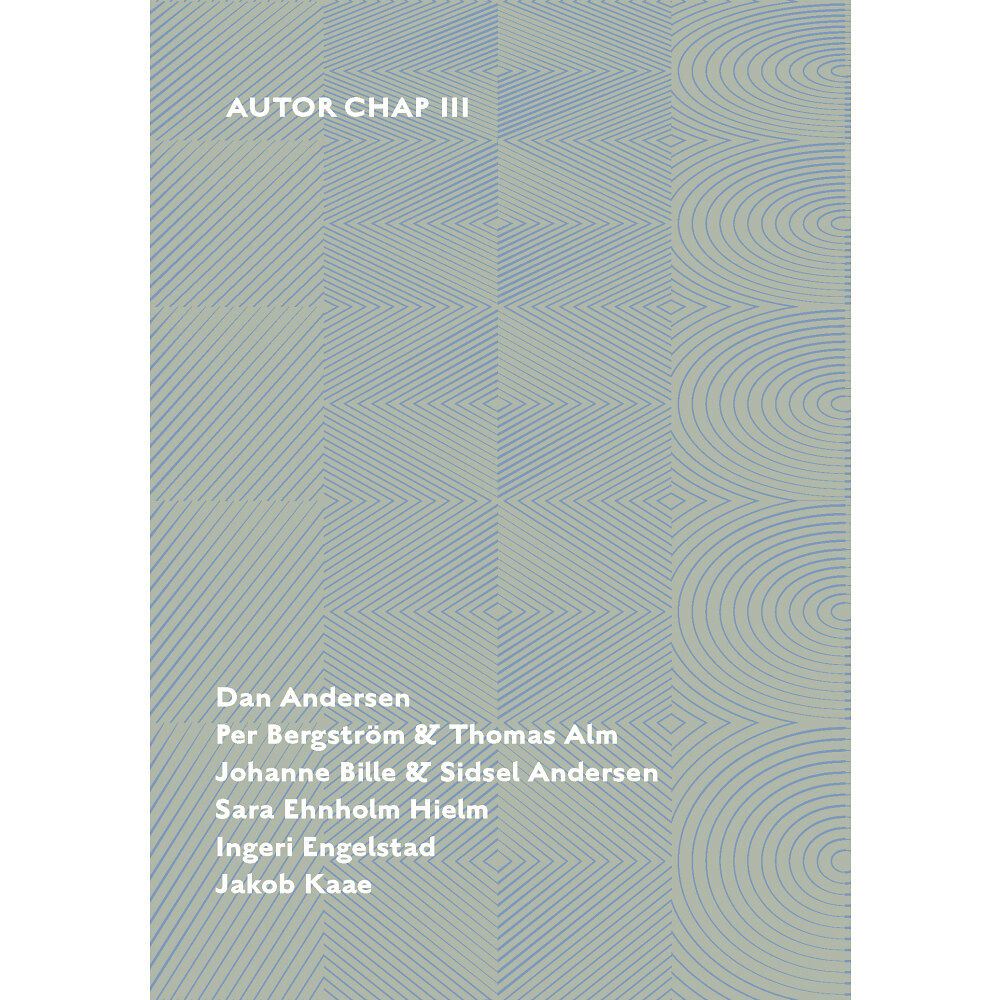 Sidsel Andersen Autor Chap III (häftad)