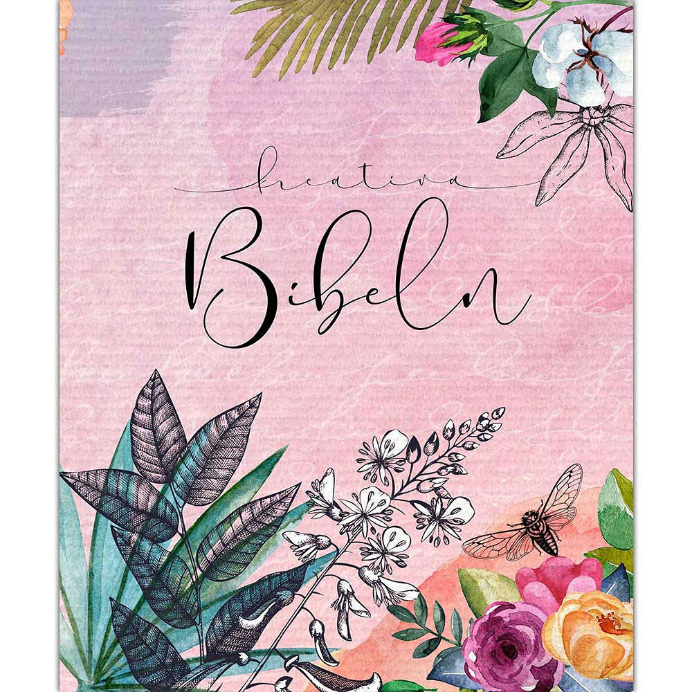 XP Media Kreativ Bibel i rosa hårdpärm (inbunden)