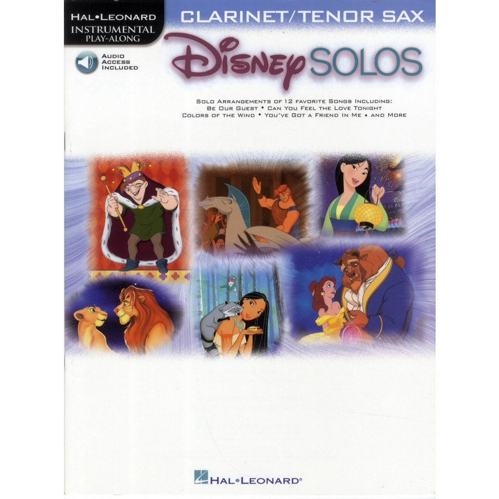 Notfabriken Disney solos clarinet + cd (häftad, eng)