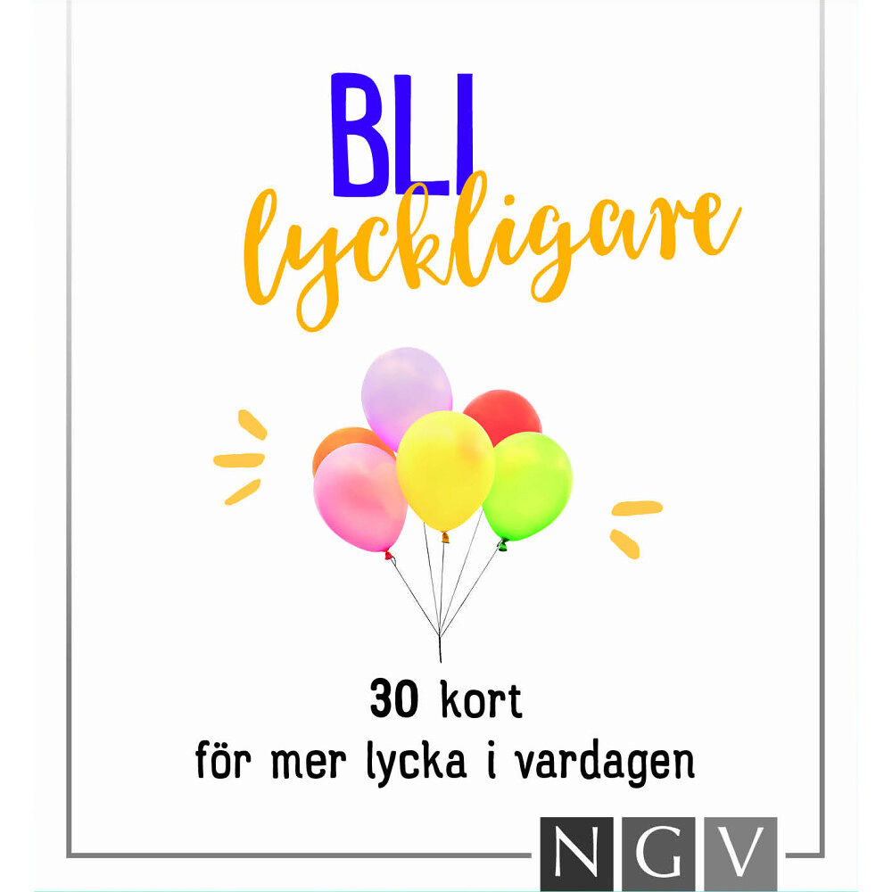 Stevali Bli lyckligare : 30 kort för mer lycka i vardagen (bok)