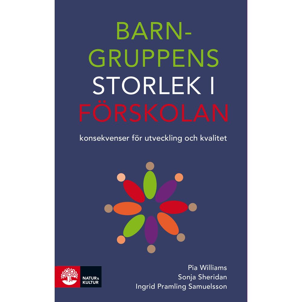 Pia Williams Barngruppens storlek i förskolan : konsekvenser för utveckling och kvalitet (bok, danskt band)