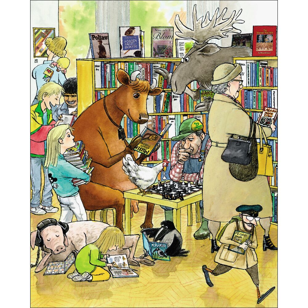 Jujja Wieslander Mamma Mu Språk och mattelekar Affischer (bok)