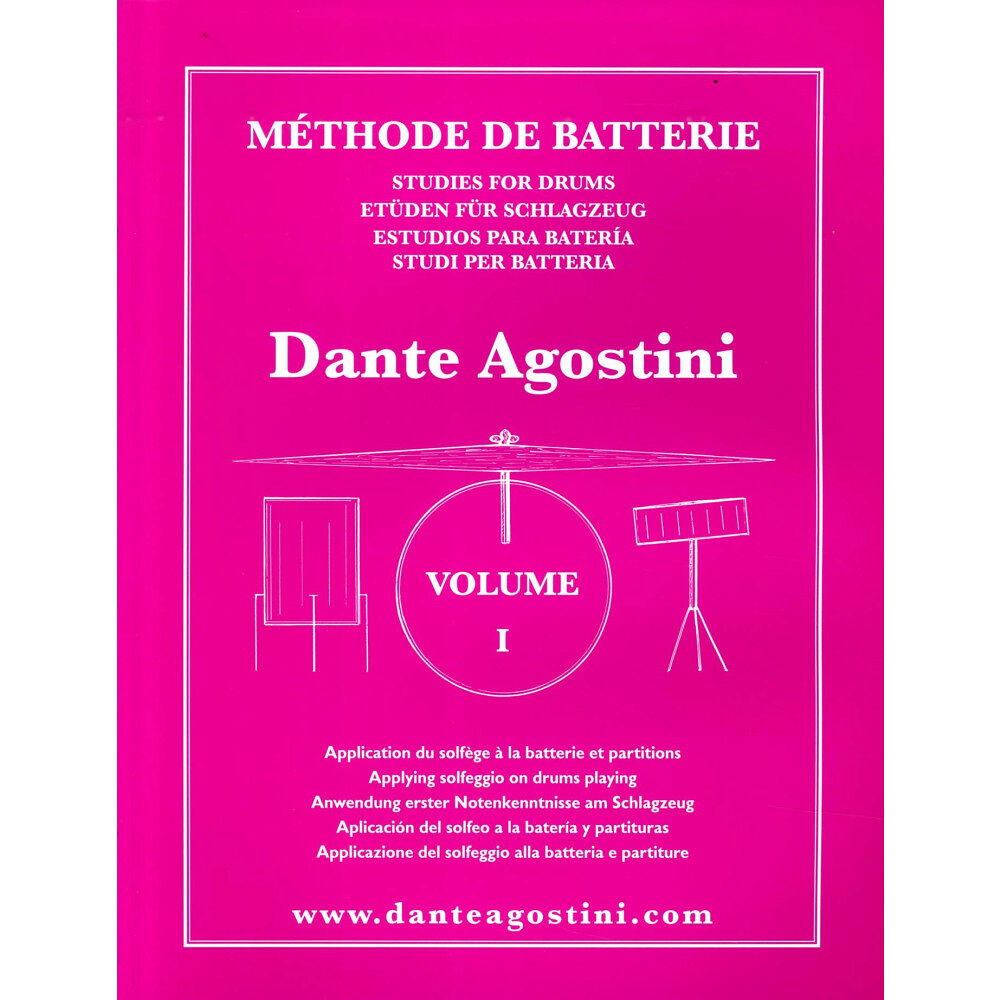 Dante Agostini Methode de Batterie vol 1 (häftad, fre)