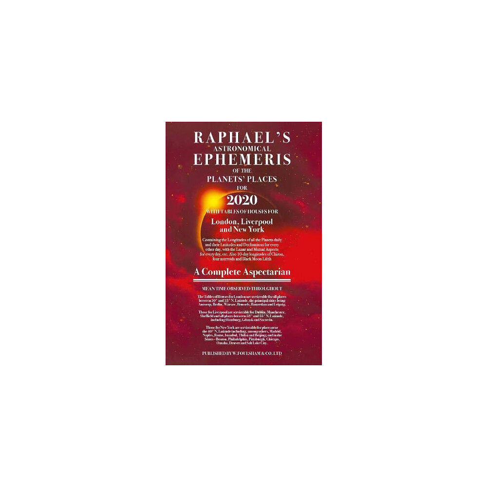Edwin Raphael Raphael’s Ephemeris 2020 (häftad, eng)