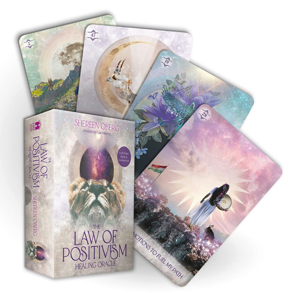Hay House UK Ltd Law of Positivism Healing Oracle, The a 50-Card Deck and Guidebook : Cards