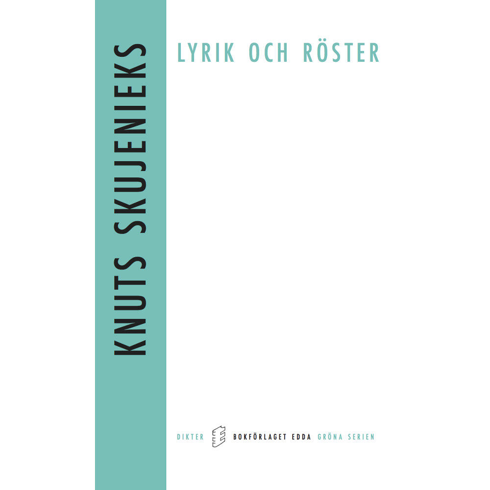 Knut Skujenieks Lyrik och röster (bok, danskt band)