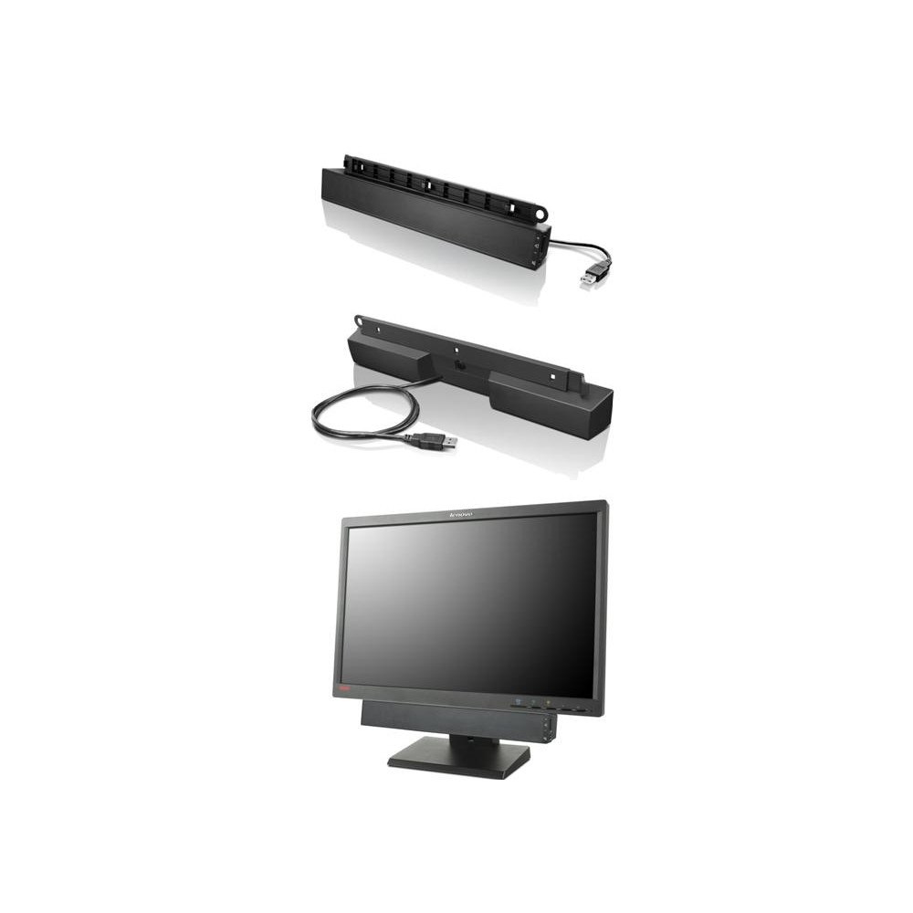 Lenovo Lenovo USB Soundbar Svart 2.0 kanaler 2,5 W