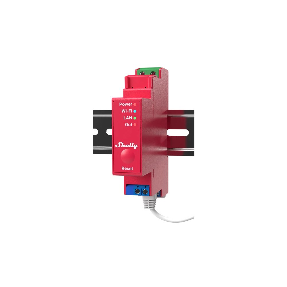 Shelly Shelly Pro 1PM elektriska reläer Rosa 1