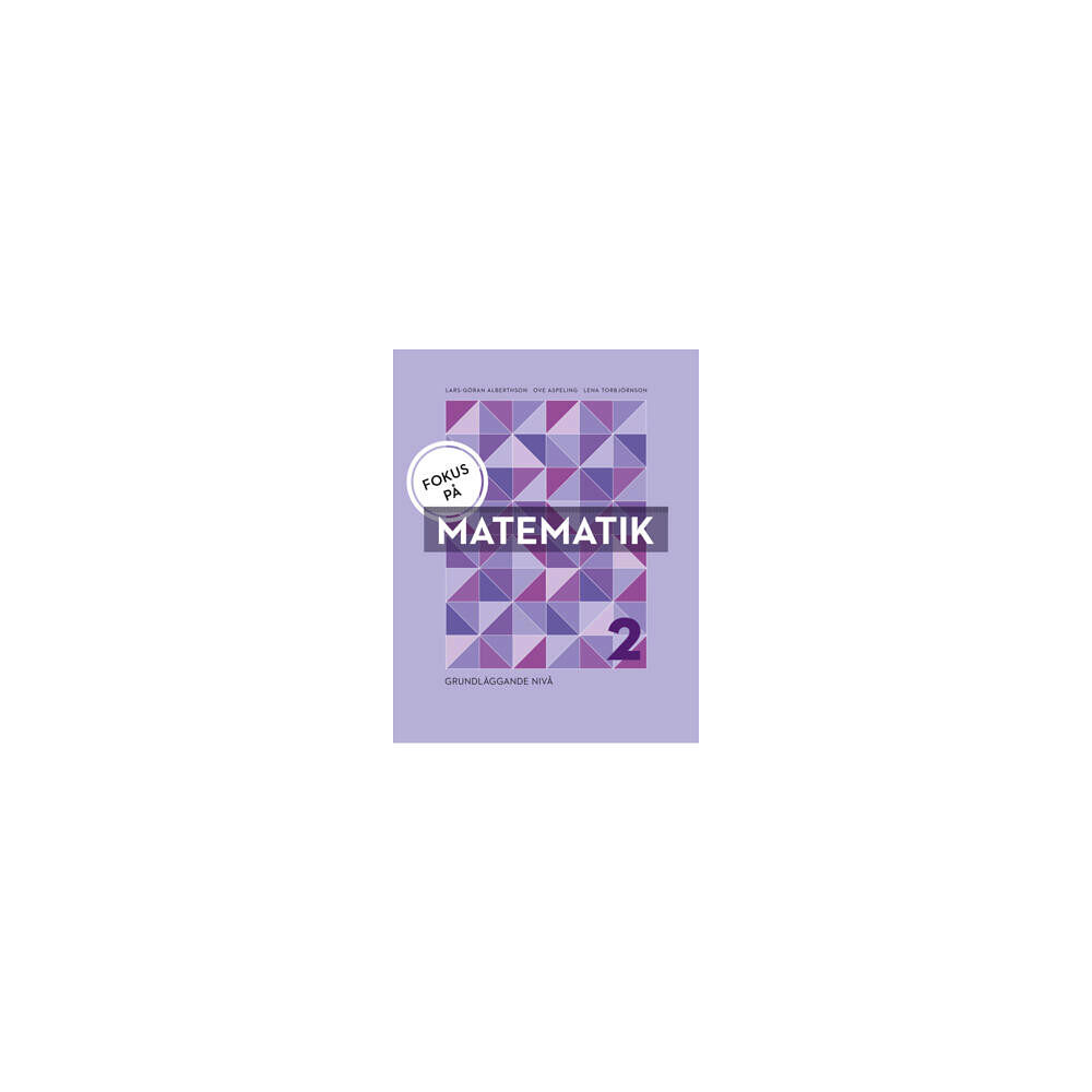 Ove Aspeling Fokus på Matematik 2 - Grundläggande nivå (häftad)