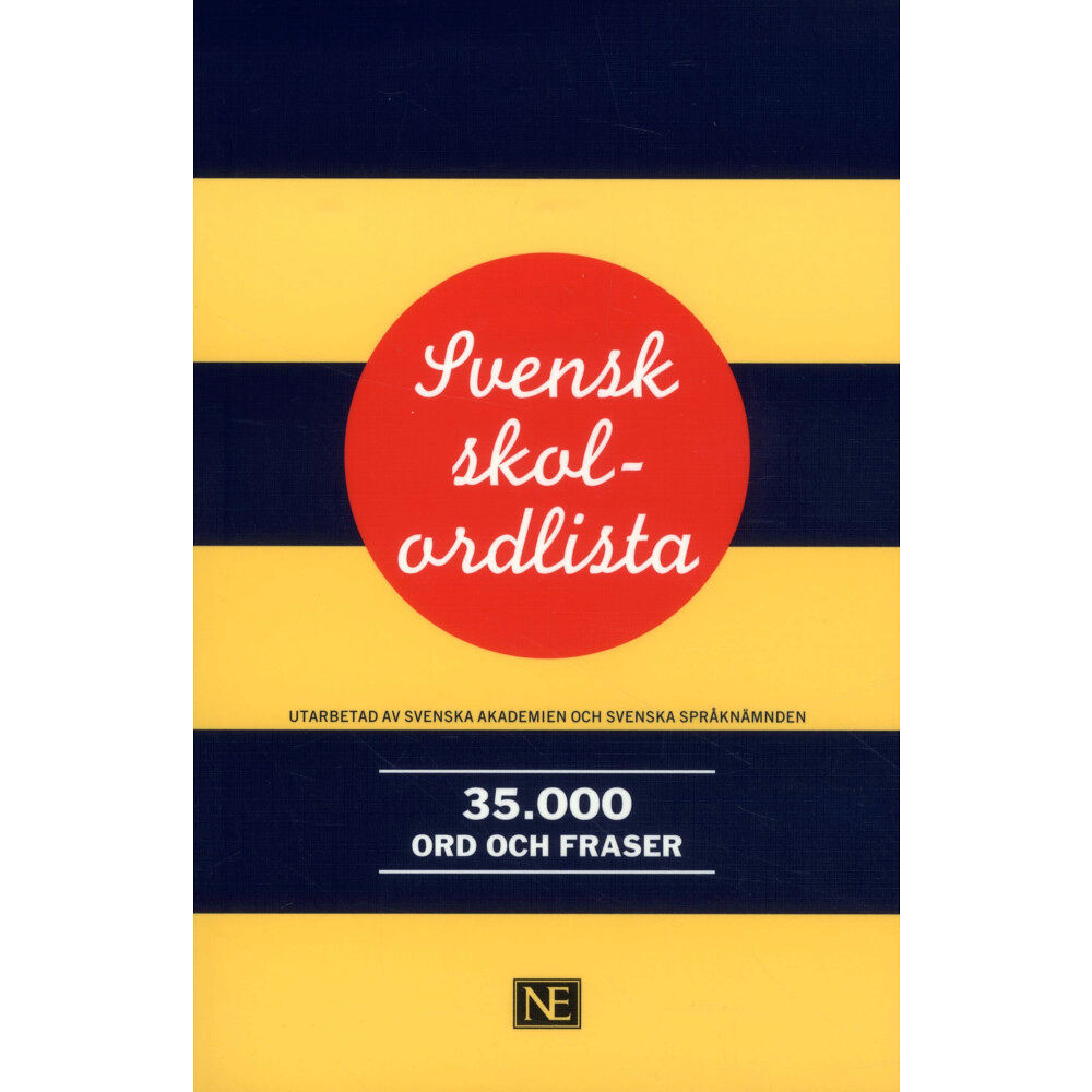 NE Nationalencyklopedin Svensk skolordlista 35 000 ord och fraser (häftad)