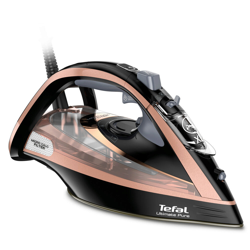 Tefal Tefal Ultimate Pure FV9845E0 - ångstrykjärn - sula Durilium AirGlide Autoclean