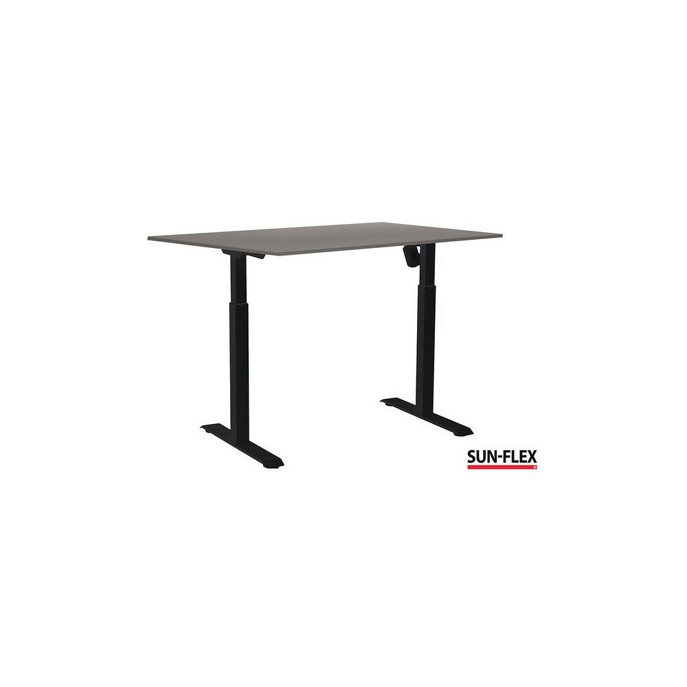 Sun-Flex Bord SUN-FLEX II höj/sänk 120x80 sva/grå