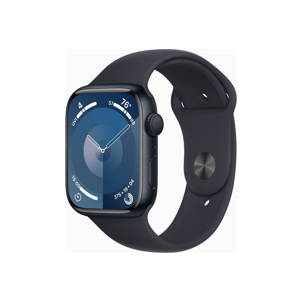 Apple Apple Watch Series 9 (GPS) - midnattsaluminium - smart klocka med sportband - midnatt - 64 GB