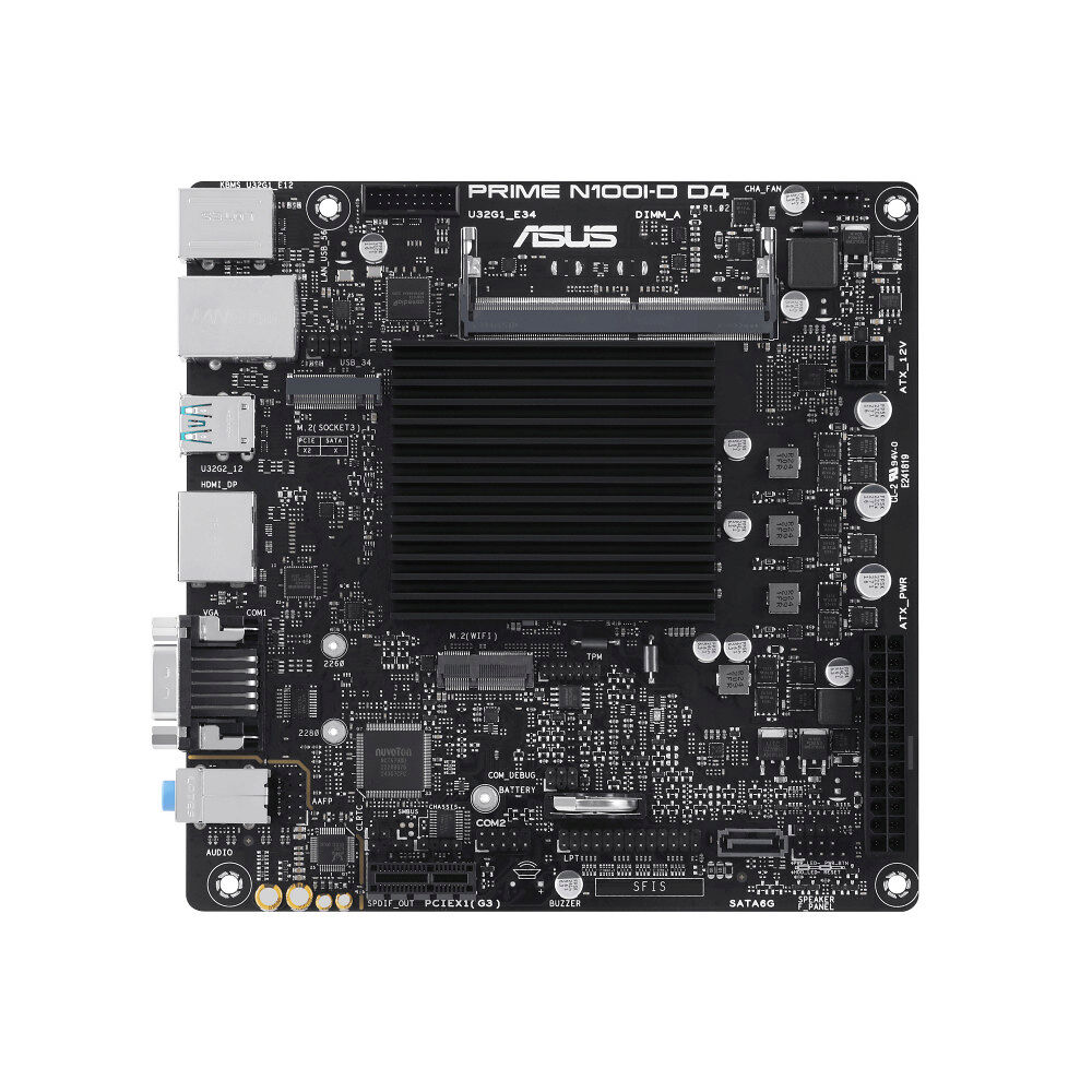 ASUSTeK COMPUTER ASUS PRIME N100I-D D4 NA (integrerad CPU) Mini-ITX