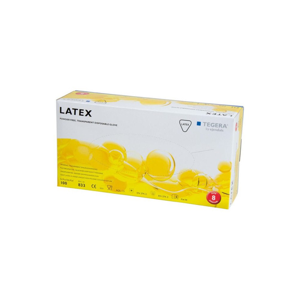 TEGERA Latexhandske TEGERA 833 9 100/fp