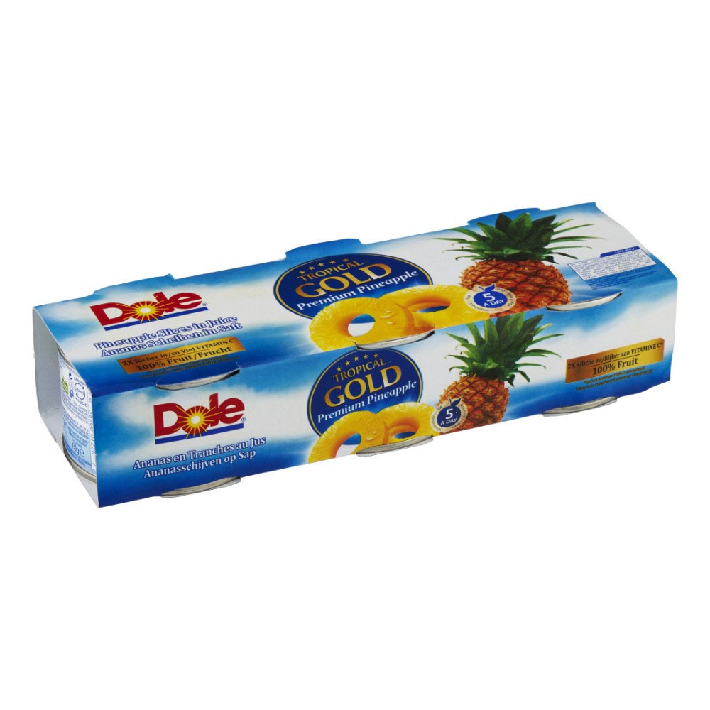 DOLE Skivad Ananas 3-pack