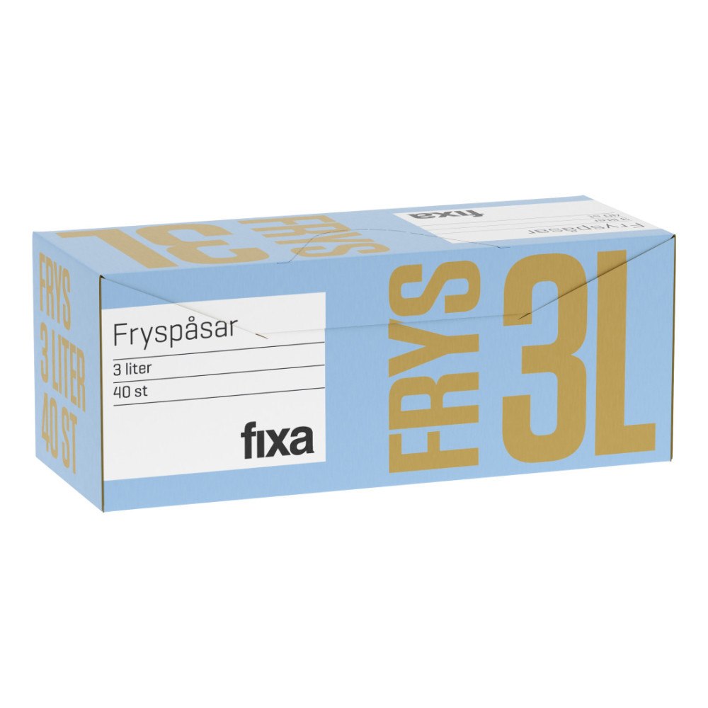 Fixa Fryspåse 3 Liter 40-pack
