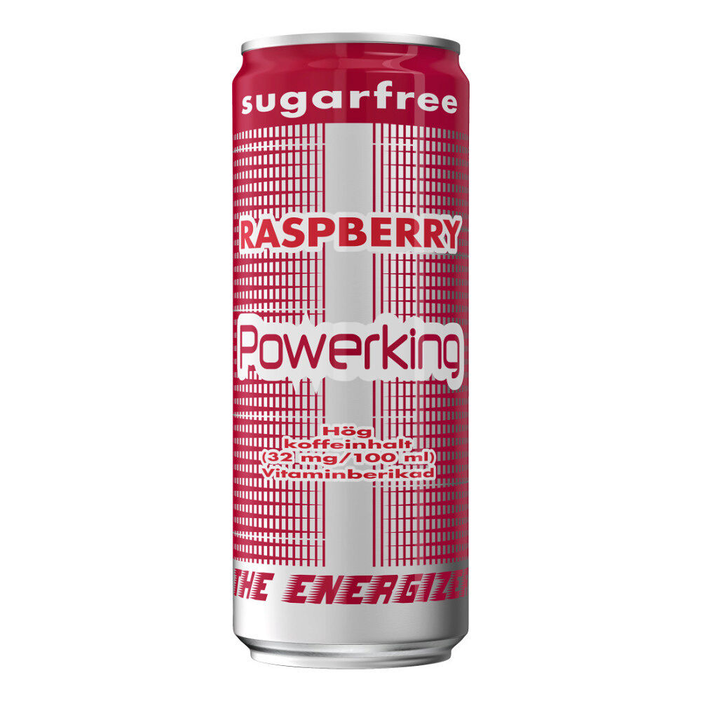 POWERKING Powerking Raspberry Sockerfri 25 cl