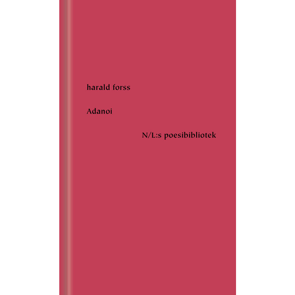 Harald Forss adanoi (inbunden)