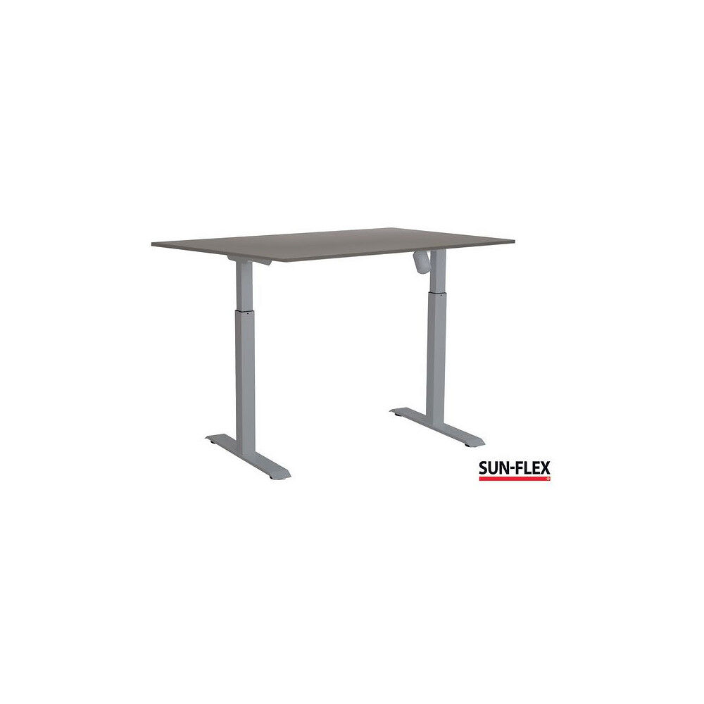 Sun-Flex Bord SUN-FLEX II höj/sänk 120x80 grå/grå