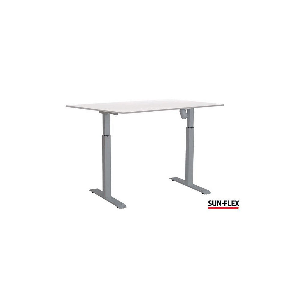 Sun-Flex Bord SUN-FLEX II höj/sänk 120x80 grå/vit