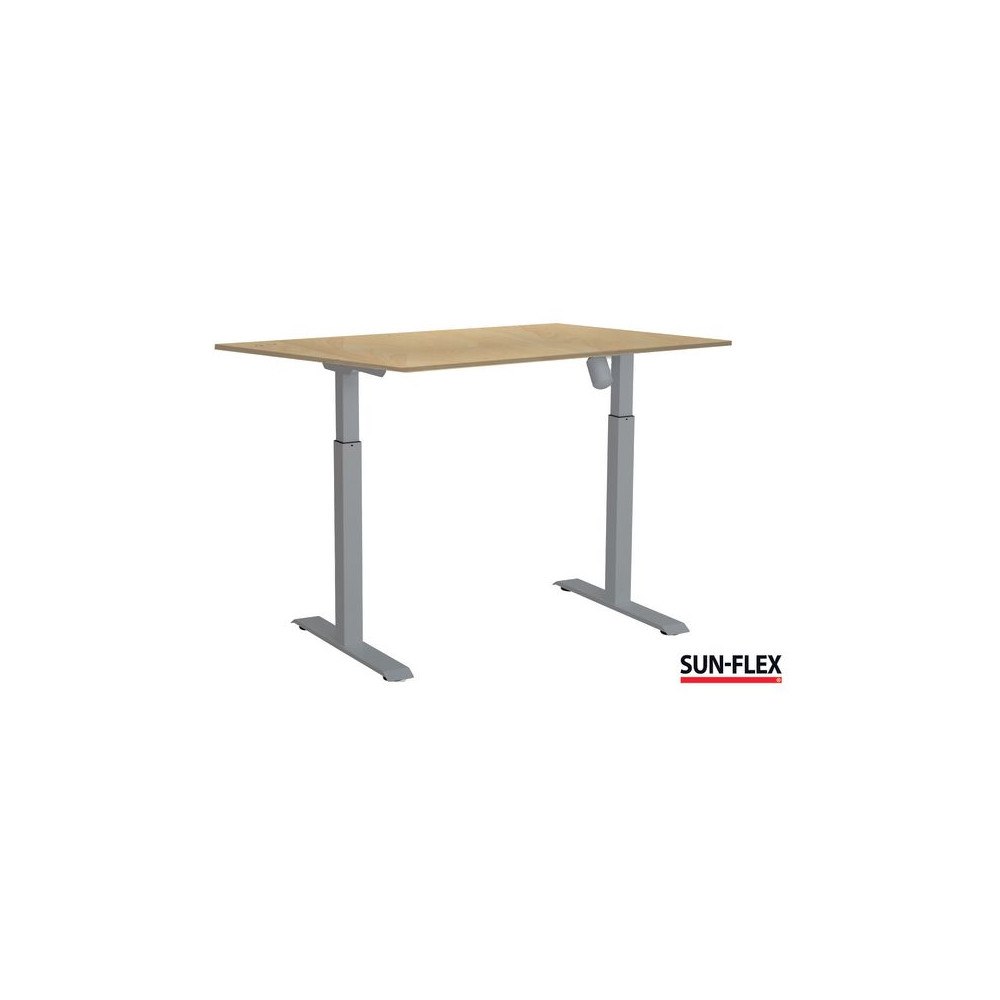 Sun-Flex Bord SUN-FLEX II höj/sänk 140x80 grå/bjö
