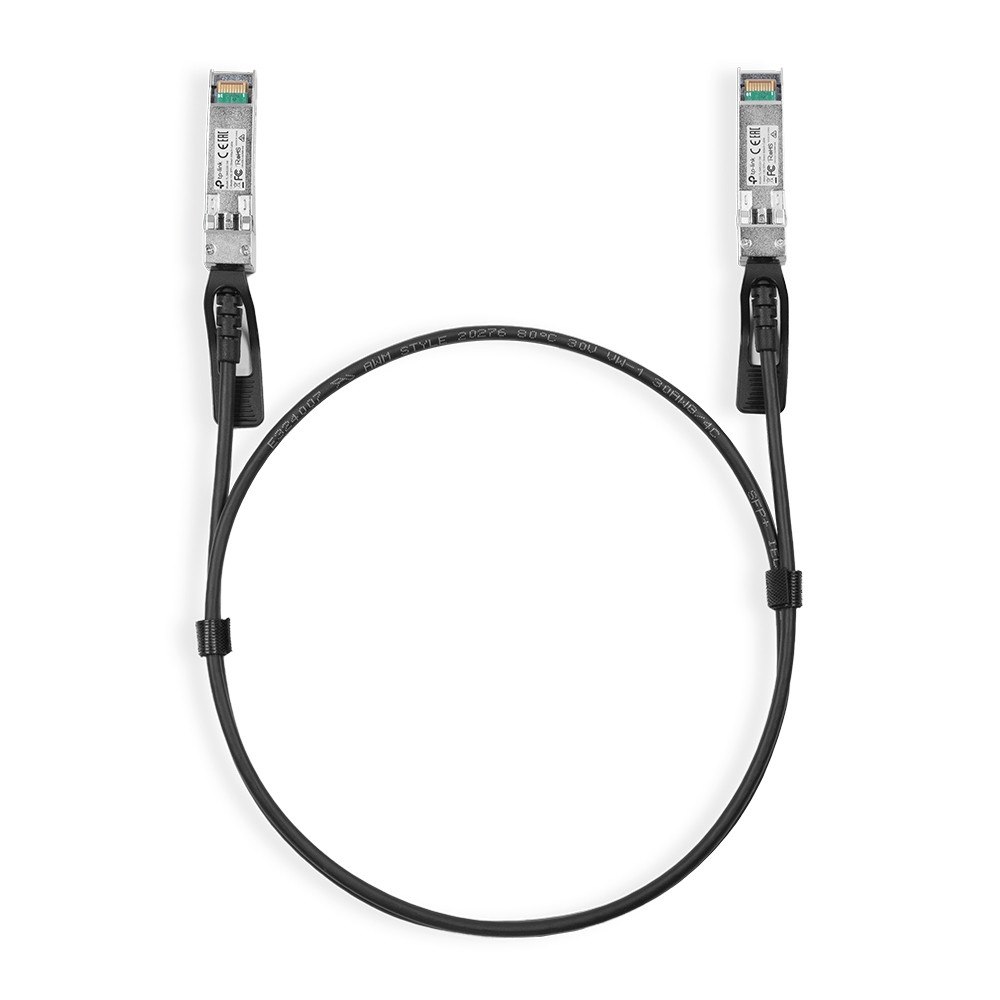 TP-LINK Technologies TP-Link TL-SM5220-1M fiberoptikkablar SFP+ DAC Svart