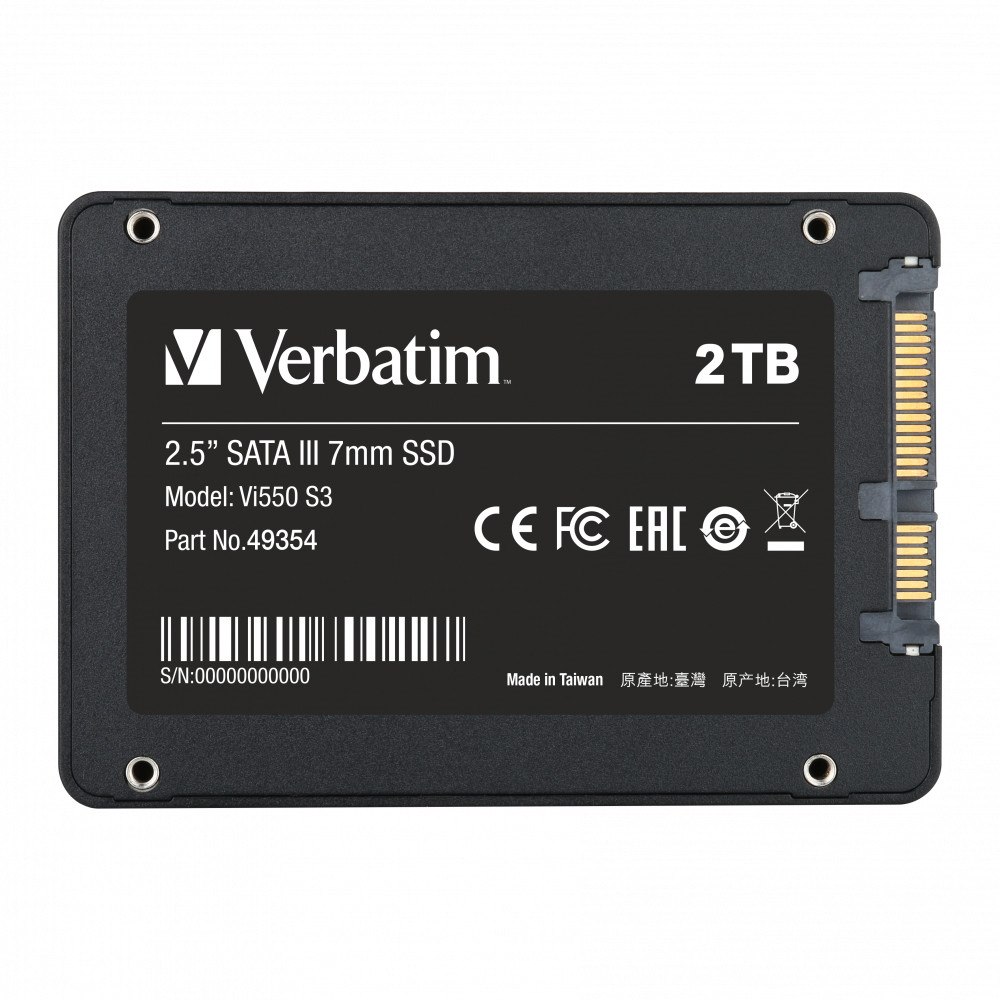 VERBATIM Verbatim Vi550 S3 2.5" 2 TB Serial ATA III