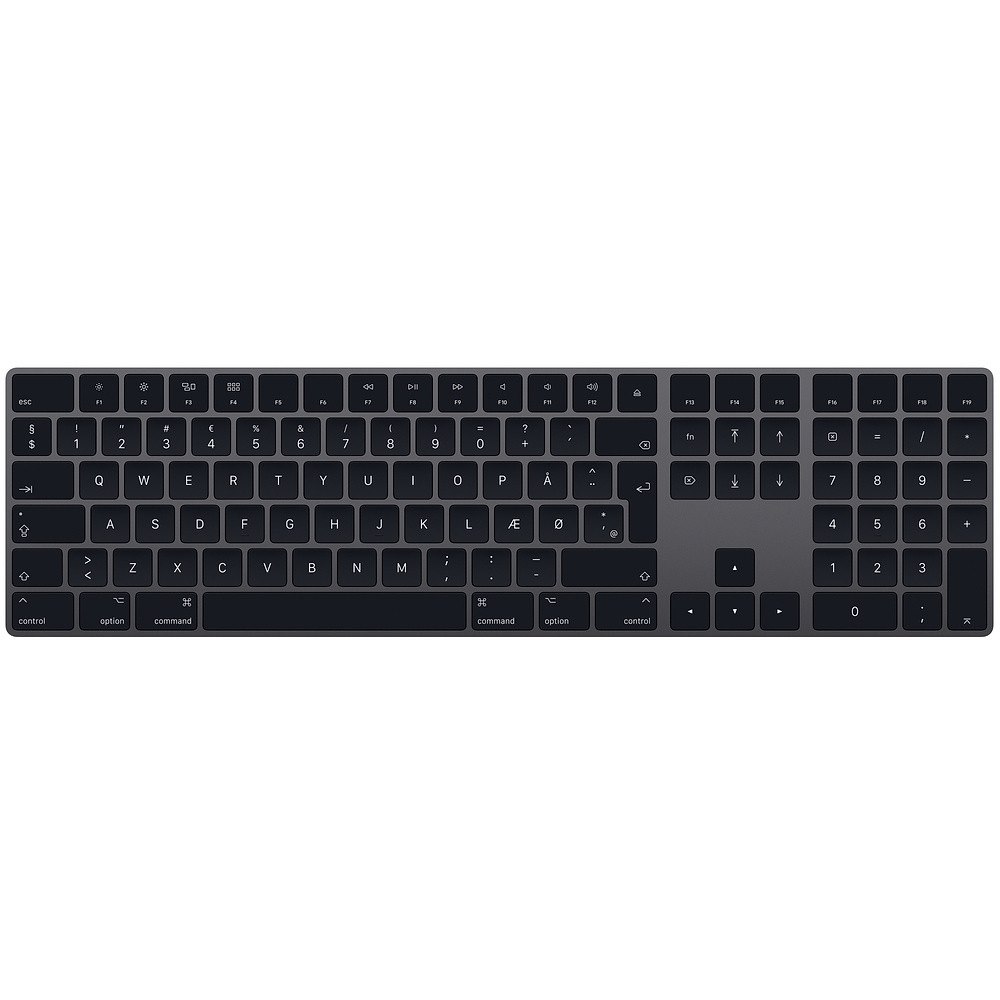 Apple Apple Magic Keyboard tangentbord Bluetooth QWERTY Dansk Grå