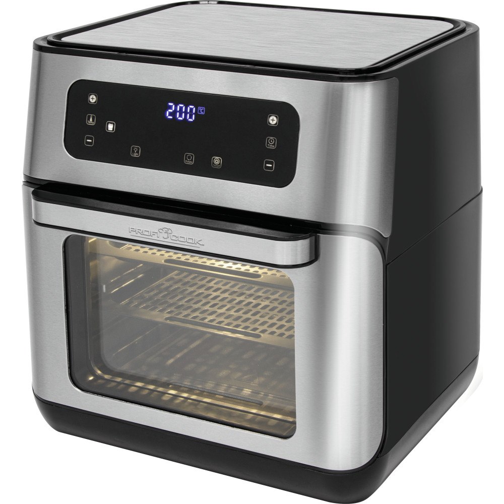 ProfiCook ProfiCook PC-FR 1200 H Single 11 l Fristående 1500 W Varmluftsfritös Svart, Rostfritt stål