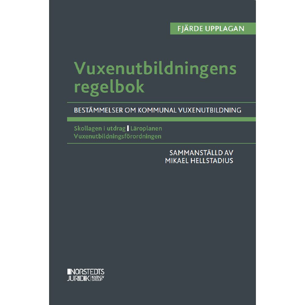 Mikael Hellstadius Vuxenutbildningens regelbok (häftad)